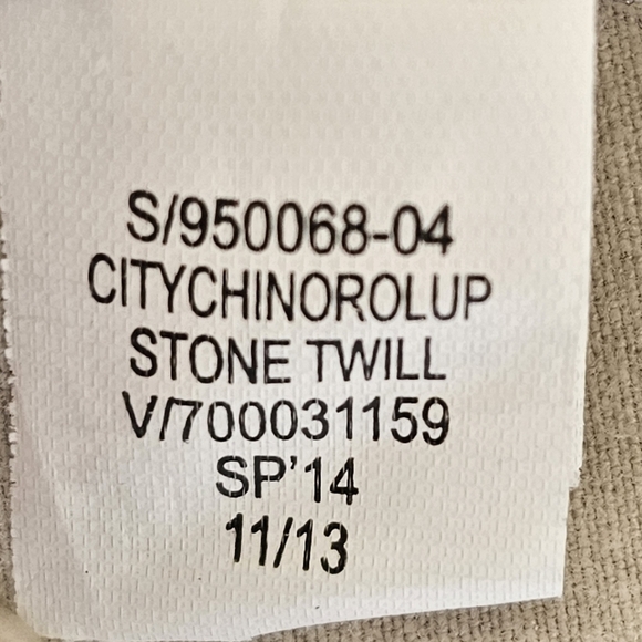 Banana Republic Roll Up City Chino Stone Twill Pants Size 10 - Picture 5 of 16
